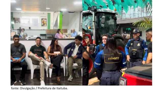 Novos agentes de trânsito da COMTRI entregam documentação para nomeação em Itaituba.