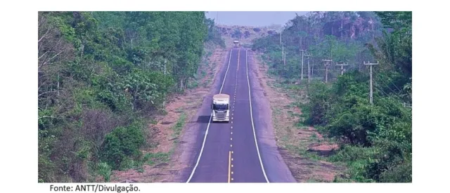 ANTT publica edital do leilão que definirá novo controlador da concessão da BR-163 entre Mato Grosso e Pará.
