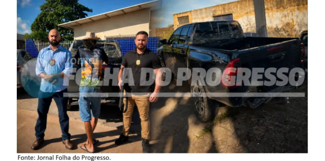 Polícia Civil identifica motorista flagrado em manobras perigosas em Novo Progresso; Hilux é apreendida.