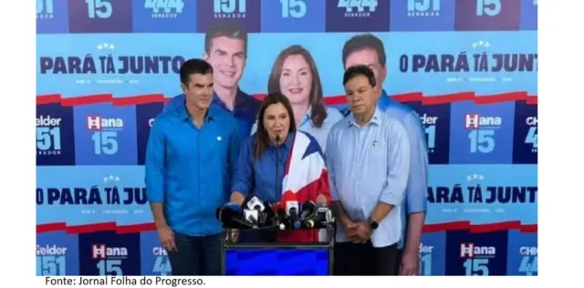 MDB oficializa Hana Ghassan como candidata ao Governo do Pará.