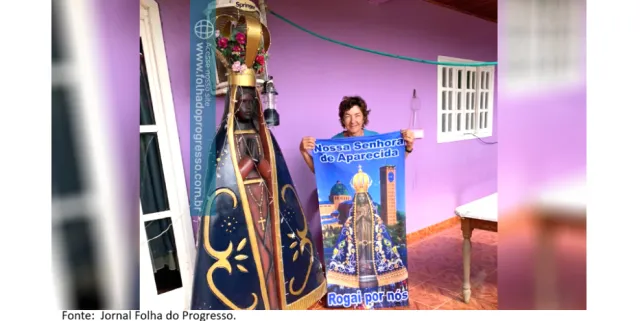 Conheça a história da capela de Nossa Senhora Aparecida destruída por criminosos às margens da BR-163.