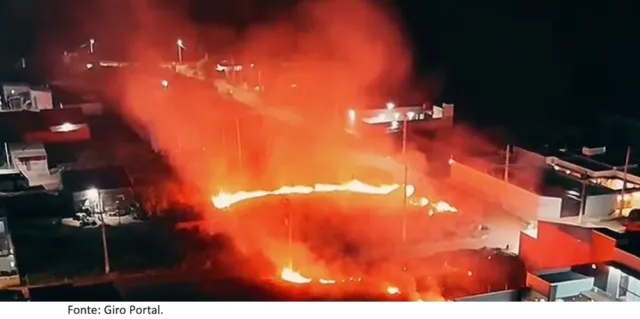 Corpo de Bombeiros alerta para riscos e penalidades de queimadas irregulares de lixo em Itaituba.