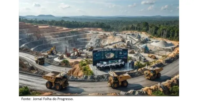 Mineração no Pará entra na era da inteligência artificial e das máquinas autônomas.