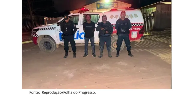 Após dois dias de buscas, PM prende suspeito de atirar contra duas mulheres em comunidade garimpeira próxima a Novo Progresso.