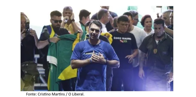 Flávio Bolsonaro virá ao Pará para campanha em Belém e Santarém.