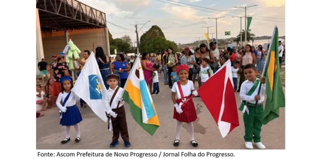 Novo Progresso reúne grande público no desfile de 7 de Setembro.