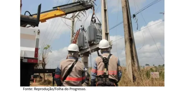 Operação flagra furto de energia em banco, comércios e fazenda em dois municípios do Pará.