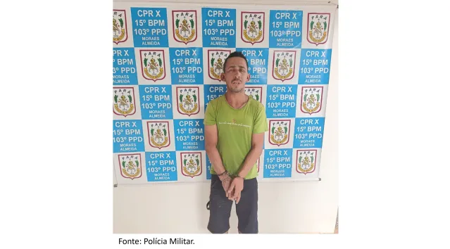 Homem é preso após invadir casas e furtar roupas em Moraes Almeida.